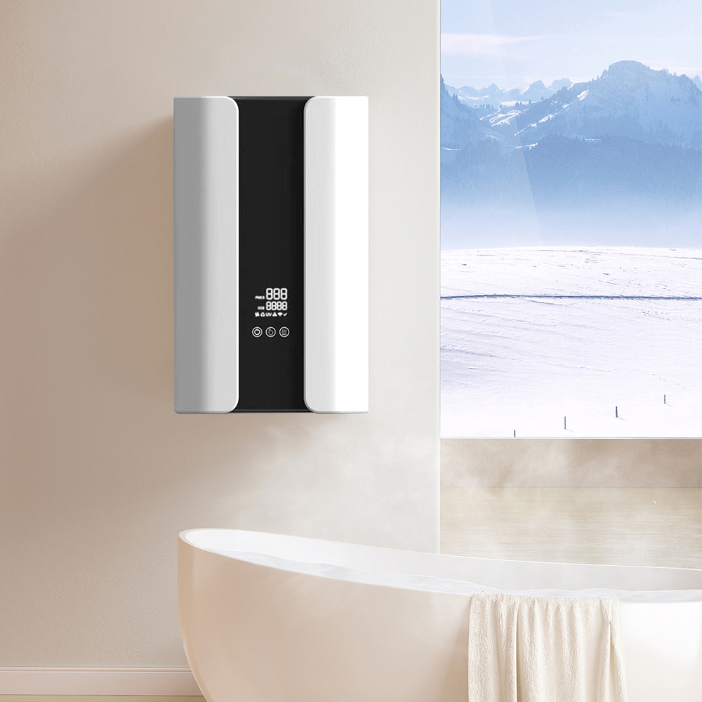 Väggmonterad 300 CADR Air Fresh Ventilation Device Medical Air Purifier YY-B-300