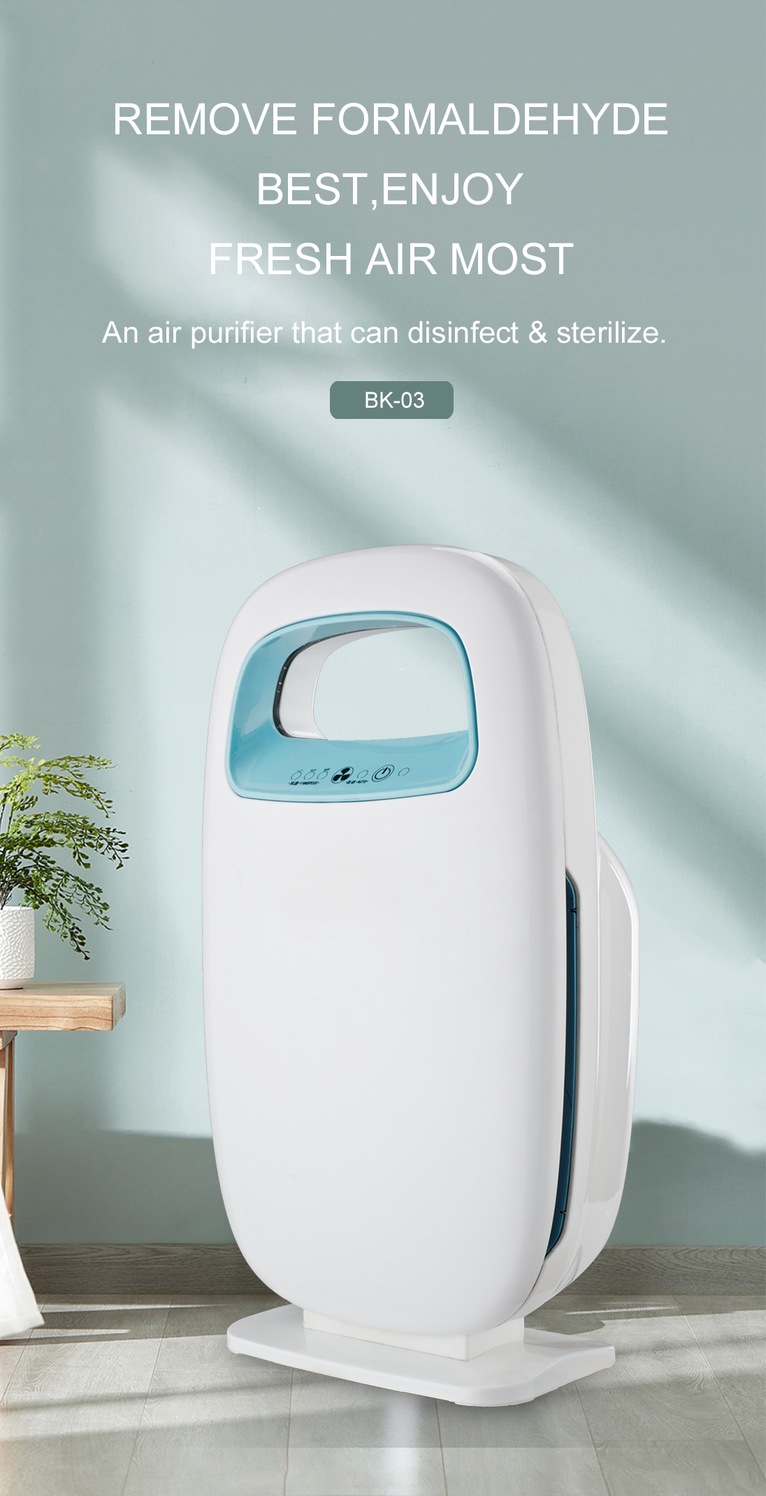 Ta bort formaldehyd bäst, njut av frisk luft mest BK-03